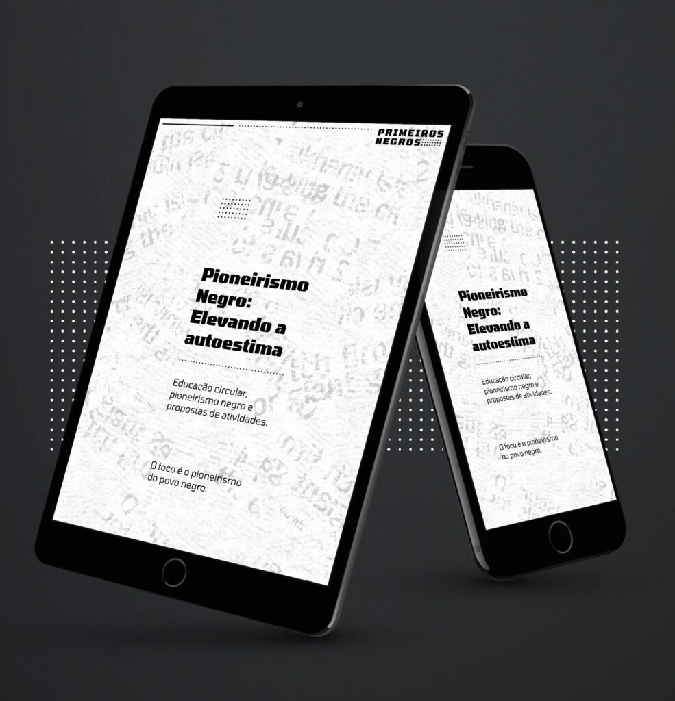 Mockups do Ebook, em tablet e celular
