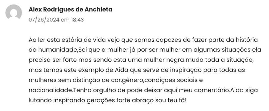 Depoimento sobre os artigos do site primeirosnegros.com